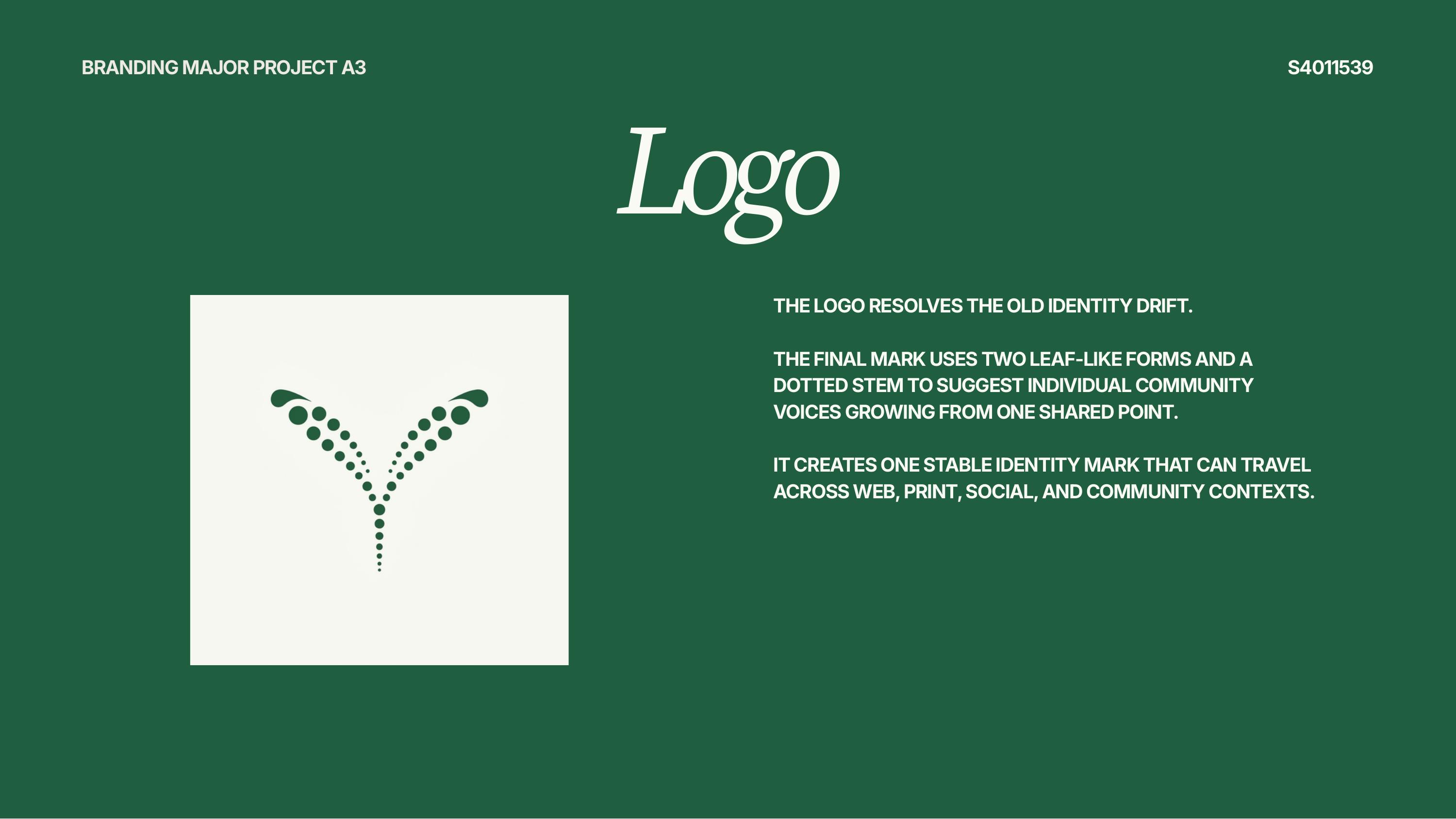 Sameway logo mark concept slide